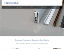 Tablet Screenshot of norsound.com